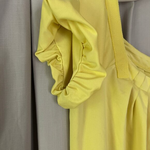 Adidas by Stella McCartney Yellow Puff Sleeve Tennis Top - Picture 3 of 5